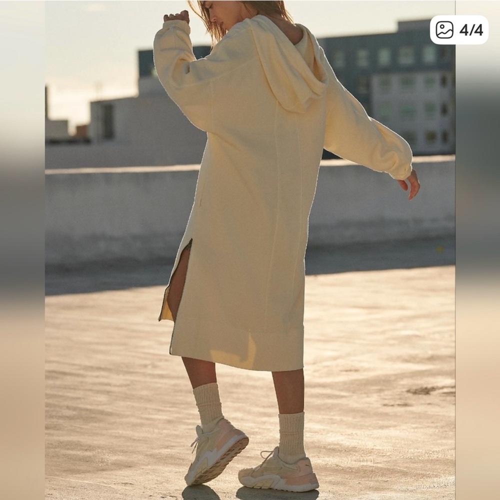 FP Movement Spur of the Moment solid hoodie Ivory XS - Picture 4 of 13